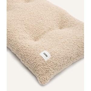 Coussin de lit effet bouclette - beige