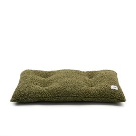 Coussin de lit effet bouclette - vert