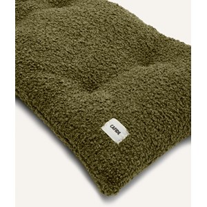 Coussin de lit effet bouclette - vert