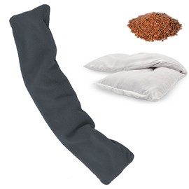 Tour de cou chauffant lin, lavande, polaire, micro-ondes