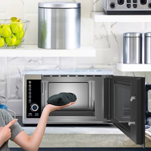 Tour de cou chauffant lin, lavande, polaire, micro-ondes