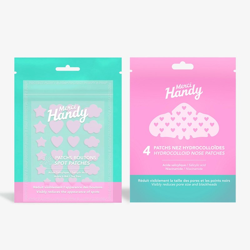 Duo patchs boutons + patchs nez