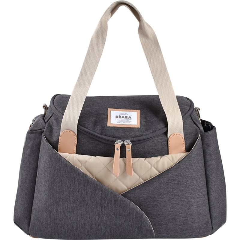 Sac à langer sydney gris chiné foncé