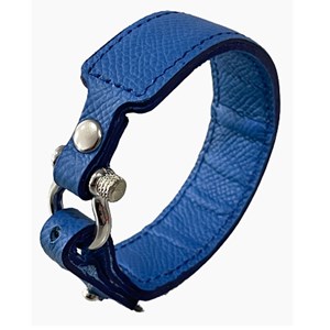 Bracelet manille femme anti-ondes  bleu