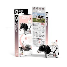 Vache holstein – eugy 3d