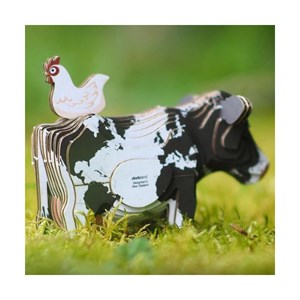 Vache holstein – eugy 3d