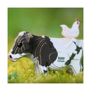 Vache holstein – eugy 3d