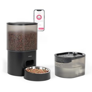 Distributeur de croquettes et fontaine p