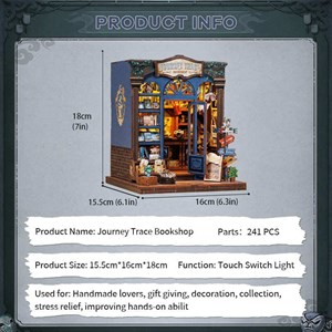 Journey trace shop - maquette booknook