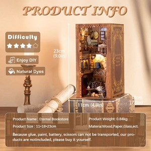 Eternal bookstore - maquette booknook