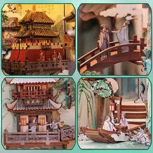 Su dongpo's life - maquette booknook