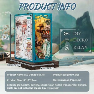 Su dongpo's life - maquette booknook