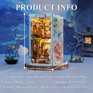 Azure phoenix lodge - maquette booknook