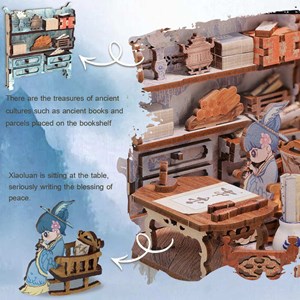 Azure phoenix lodge - maquette booknook