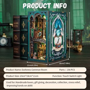 Darkness common room - maquette booknook