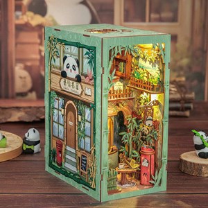 Panda bookshoop - maquette booknook