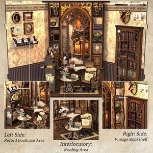 Bookshop memories - maquette booknook