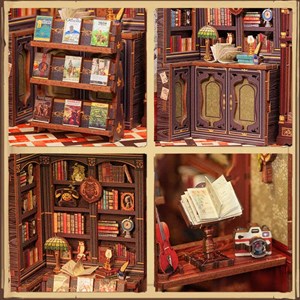 Owl bookstore - maquette booknook