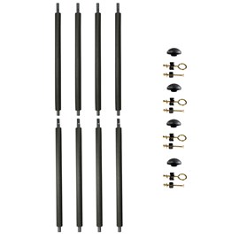 4 poteaux ø25mm pour trampoline