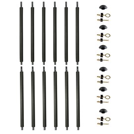 6 poteaux ø25mm pour trampoline