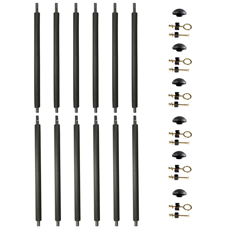 6 poteaux ø25mm pour trampoline