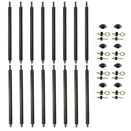 8 poteaux ø25mm pour trampoline