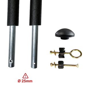 8 poteaux ø25mm pour trampoline