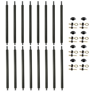 8 poteaux ø25mm pour trampoline