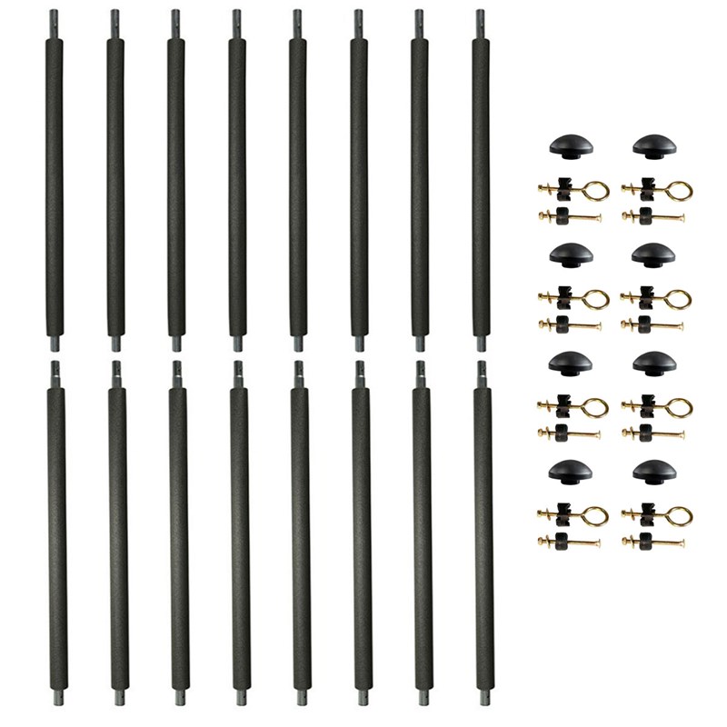 8 poteaux ø25mm pour trampoline
