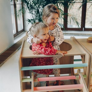 Cube d’activité explorer pastel