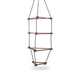 Portique + échelle brun moyen