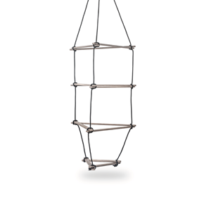 Portique + échelle gris moyen