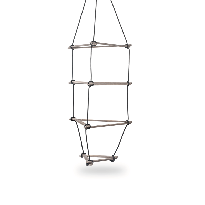 Portique + échelle gris moyen