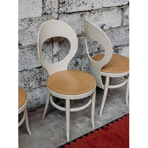 Alma, le lot de 3 chaises en skaï n°685