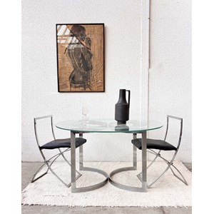 Karla, la table à manger en verre n°359