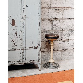 Pierre, le tabouret haut en cuir n°11