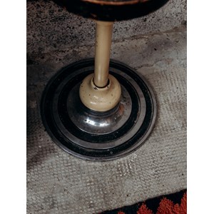 Pierre, le tabouret haut en cuir n°11