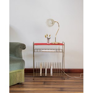 Marius, le porte-vinyles en laiton n°160