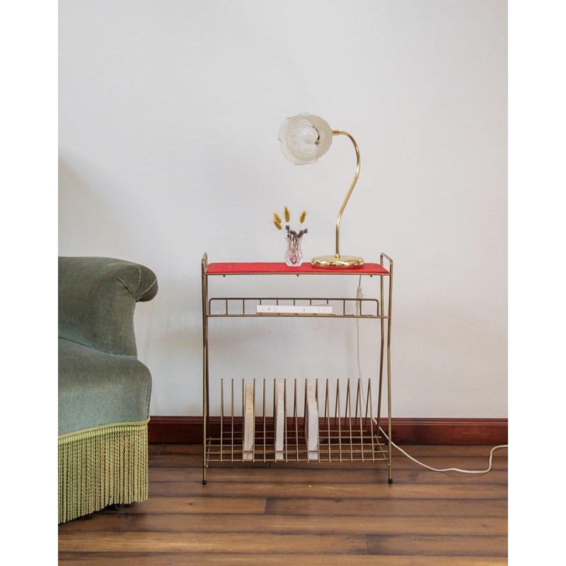 Marius, le porte-vinyles en laiton n°160