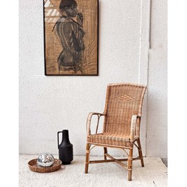 Ernest, le fauteuil en rotin n°507