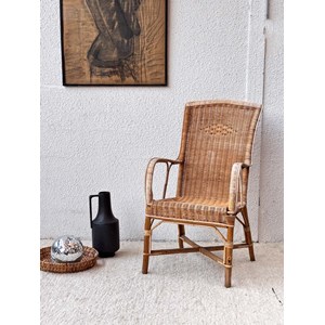 Ernest, le fauteuil en rotin n°507