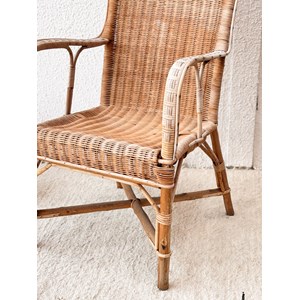 Ernest, le fauteuil en rotin n°507