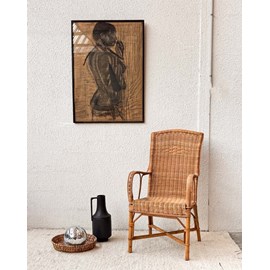 Ernest, le fauteuil en rotin n°211