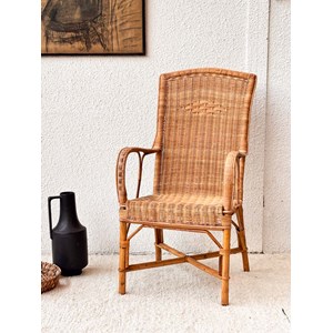 Ernest, le fauteuil en rotin n°211