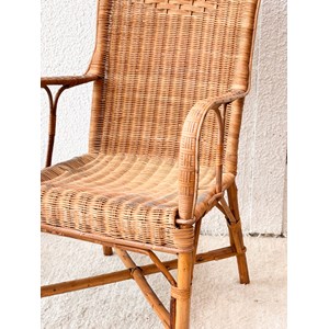 Ernest, le fauteuil en rotin n°211
