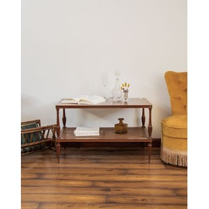 Léonie, la table basse en cannage n°215