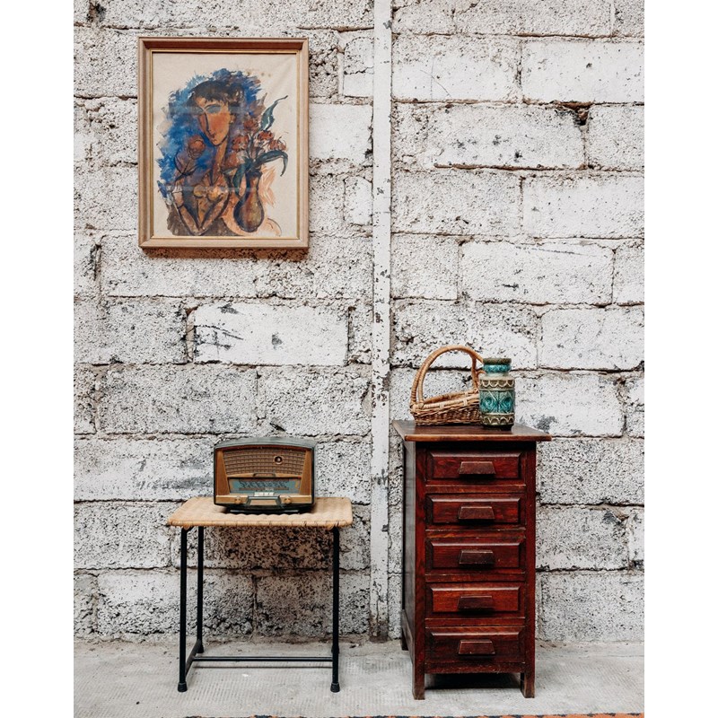 Odile, la table de chevet en bois n°497