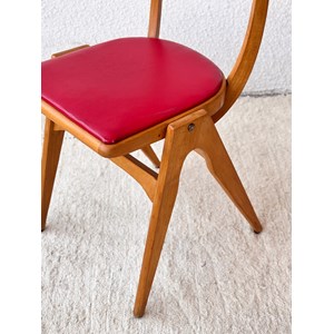 Alma, la paire de chaises en bois n°681