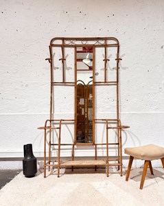 Max, le porte-manteaux en rotin n°102