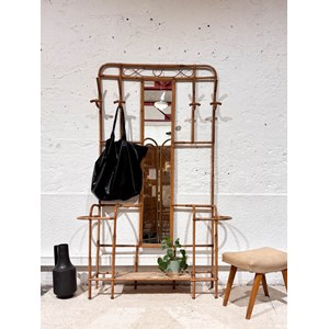 Max, le porte-manteaux en rotin n°102